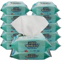 [KT알파쇼핑]구연산베이킹소다 물티슈 행주 키친앤리빙 12팩