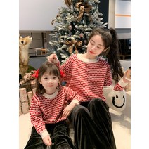 엄마 프리미엄 친자복 가 겨울옷 서양 설날 모녀 엄마아이세트 겨울옷 패밀리룩 맘커플룩 암마랑커플룰 딸엄마커플룩