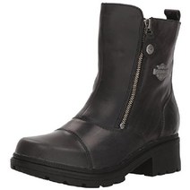 할리 데이비슨 신발 여성용 애머스트 오토바이 부츠, 6.5, 검은색