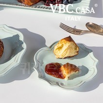 VBC까사 듀칼레 바로크 앞접시 아쿠아마리나(16cm) 퀴진드마망, 1개