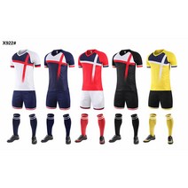 반팔 십자 커스텀 5컬러 축구유니폼 축구복세트 R911