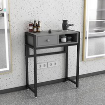 미용실 수건장 서랍장 선반 미니 침대틈새 조립식 다용도 모듈 틈새 이발소 3단 좁은 낮은 수납장 폭좁은, 옵션1, 70x30x15cm, 18 그레이+블랙스탠드