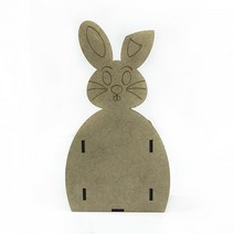 나무조립 어린이 연필꽂이 팬정리대 만들기 토끼 실링