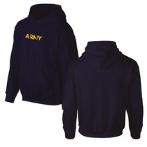 밀리터리 ARMY 기모 옐로우 네이비 후드티
