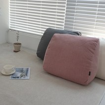 등받이쿠션 바른자세 S라인 보조의자 일자목 의자허리받침 딱딱한쿠션 하드, 그레이
