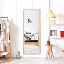 [데코마인] 리노 와이드 벽걸이 전신거울, 색상:그레이