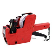 바코드 프린터 송장 출력기 스티커 라벨기 핸드 헬드 가격 라벨 총 숫자 eos price gun 1roll 레이블 슈퍼마켓 쇼핑몰에 대한 1ink 레이블 메이커 무작위 색상