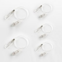 파스텔라운지 클래식 천정 와이어 원터치 액자걸이 부속 - 투명, 5개