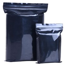 블랙 밀봉 지퍼백 차광 비닐 보관 재료 택배 100장, 10개 검정색 50x70cm
