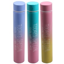 투데이즈 슬림 보온보냉병 텀블러 스테인레스 써모스 보온명 thermos, 블루