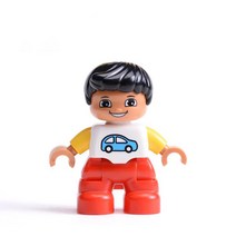 요고요 듀플로 호환 동물 사람 공룡 피규어, 꼬마 (남자)