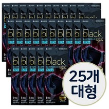 에어워셔 블랙 황사마스크 KF94대형 1개입 X 25개