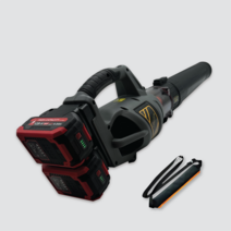 바주카 무선송풍기 낙엽 청소기 대포 제설기 눈치우는기계 블로워, 본체+4Ah배터리2개+충전기+작업보조멜빵, 1개