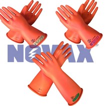 노벡스 절연 장갑 전기 저압 고압 NOVAX 보호장갑, 9호 / 500V