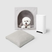 [두잇] 펫 드라이룸 드라이하우스 쿠션세트(탈취제증정), 색상:웜그레이 / 쿠션:차콜