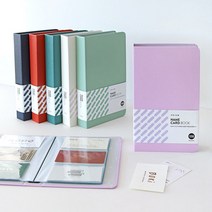 인디고 프리즘 108 명함집 (네임카드북 명함앨범 미니폴라로이드앨범), 민트라떼