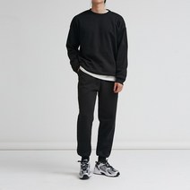 스웻 셋업 겨울 기모 맨투맨 조거팬츠 트레이닝 커플 츄리닝 세트