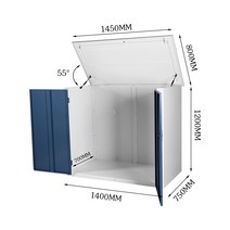 정원창고 라이프타임 간이 가제보 야외용 오토바이, 칸막이 없음 1450X1200X800mm