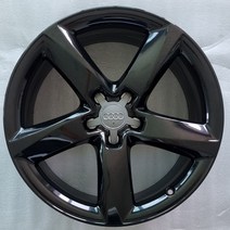 ﻿ 아우디A8순정블랙유광19인치휠 중고복원휠 첨단타이어 전주휠 복원 도색 컷팅