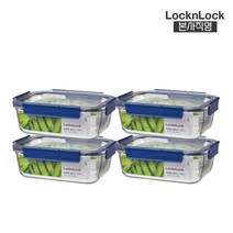 락앤락 [] Locknlock 탑클라스직사각 2L x4 342642