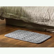 대학생 컴퓨터 발카펫 블럭감성 엠보싱 발매트 쇼파앞 가구앞 욕실 카페 발패드, 그레이