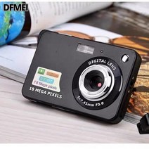 DFMEI 4K 디카 미니 고화질 ccd 휴대용 카드기, 패키지 1, 1800w 픽셀 라이더 블랙