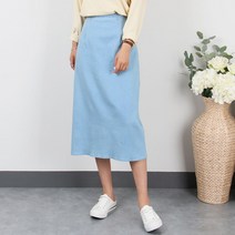 엠아이유 자체제작 밴딩 H라인 롱스커트 청치마 S~3XL 빅사이즈 모즈데님스커트