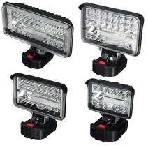 야외 방수 충전식 led 작업등 투광기 서치라이트 18V 마끼다배터리 호환, 5인치 본체, 1개