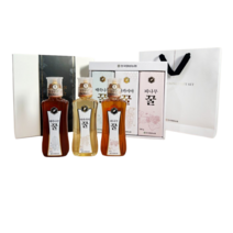 한국양봉농협 벌꿀 고급 선물 세트 아카시아 피나무 때죽나무 꿀 쇼핑백증정, 1세트, 3종2호