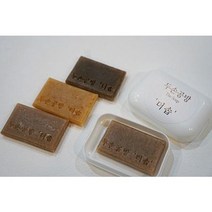 두손공방더솝 여행용천연비누4개+비누케이스1개