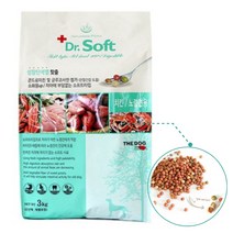 노견 노령견 말랑한 사료, 3kg