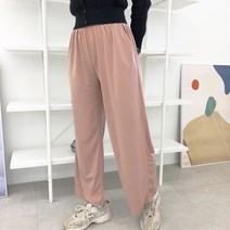 여성 찰랑찰랑 스판 슬랙스 와이드팬츠