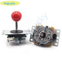 1pcs 아케이드 조이스틱 복사 sanwa 8yt 조이스틱 5pin 조이스틱 diy 아케이드 조이스틱 pc 게임 액세서리 철권7 조이스틱, green