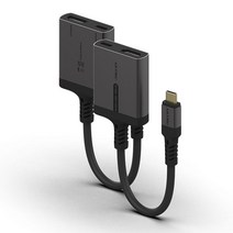 C타입 to HDMI PD충전 HDR 어댑터 케이블, CtoHDMIxPD어댑터-메탈블랙