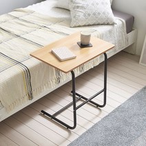 가구느낌 사이드테이블 대, 네추럴 + 블랙