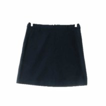 헤지스 네이비 린넨혼방 에이치라인미니스커트 여자 M [30] 7588