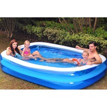 어린이집 행사 물놀이 에어 간이 수영풀장 이동형 펜션 실내용 볼풀 옥상 6살 캠핑장 야외 할머니집, B타입+3L발펌프