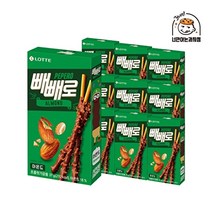 롯데제과 아몬드 빼빼로, 37g, 10개