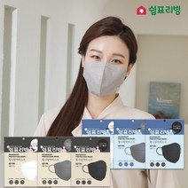 KF94 쉼표리빙 새부리형 황사방역 마스크 10매 약국마스크, 대형, 블랙 1매X10팩