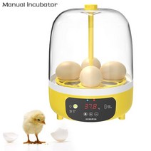 병아리 부화기 청둥 오리 관찰 키우기 미니 메추리 오골계 알 애완 닭 관상용 달걀 계란, Manual Mode