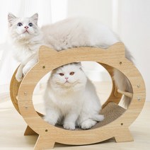 붙이는 ㄱ고양이스크래쳐 캣모나이트 대형, TV스크레쳐