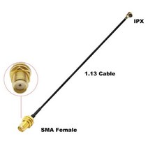 피그 테일 점퍼 여성 . . 케이블 소켓 잭 커넥터 어댑터 라우터, SMA 여성 1.13, 10CM