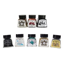 윈저뉴톤 드로잉 잉크 14ml 낱색(26색), 469 Peat Brown