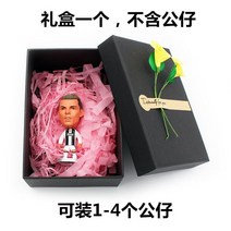축구선수피규어 차량모형장식 캐리커쳐축구선수 캐리커쳐피규어 생일선물 미니피규어 인형 스타플레이어 기념품, 선물세트 1개, 피규어 미포함
