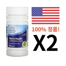 21센츄리(미국) 원 데일리 남성 건강 종합비타민 미네랄100정, 100정, 2개
