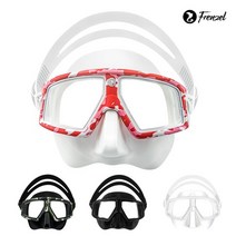 프렌젤 FZ05 플라쥬 프리다이빙 마스크, 03.FZ05 마스크 쿨화이트