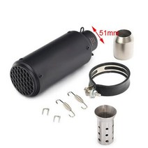 51mm 60mm 배기 SC 머플러 야마하 혼다 GSR750 Z250SL Ninja400 Z800 900 CBR300 500 S1000 ER6N SV650 R1, 11 -S-C- 51mm