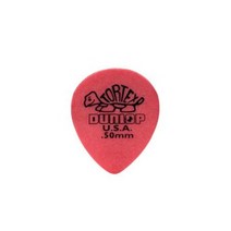 던롭 USA TORTEX 톨텍스 티어드롭 기타피크 413R, 0.50mm (1개)