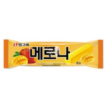 빙그레 메로나 망고 40개 한박스 아이스크림, 75ml