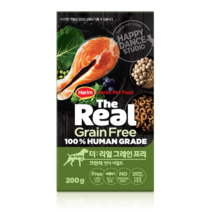 하림펫푸드 더리얼 그레인프리 크런치 어덜트 강아지사료, 생선, 200g, 1개